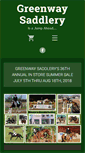 Mobile Screenshot of greenwaysaddlery.com